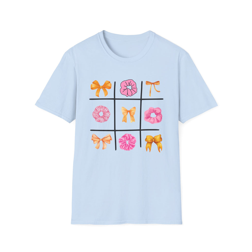 Tic Tac Toe Orange And Pink T-Shirt