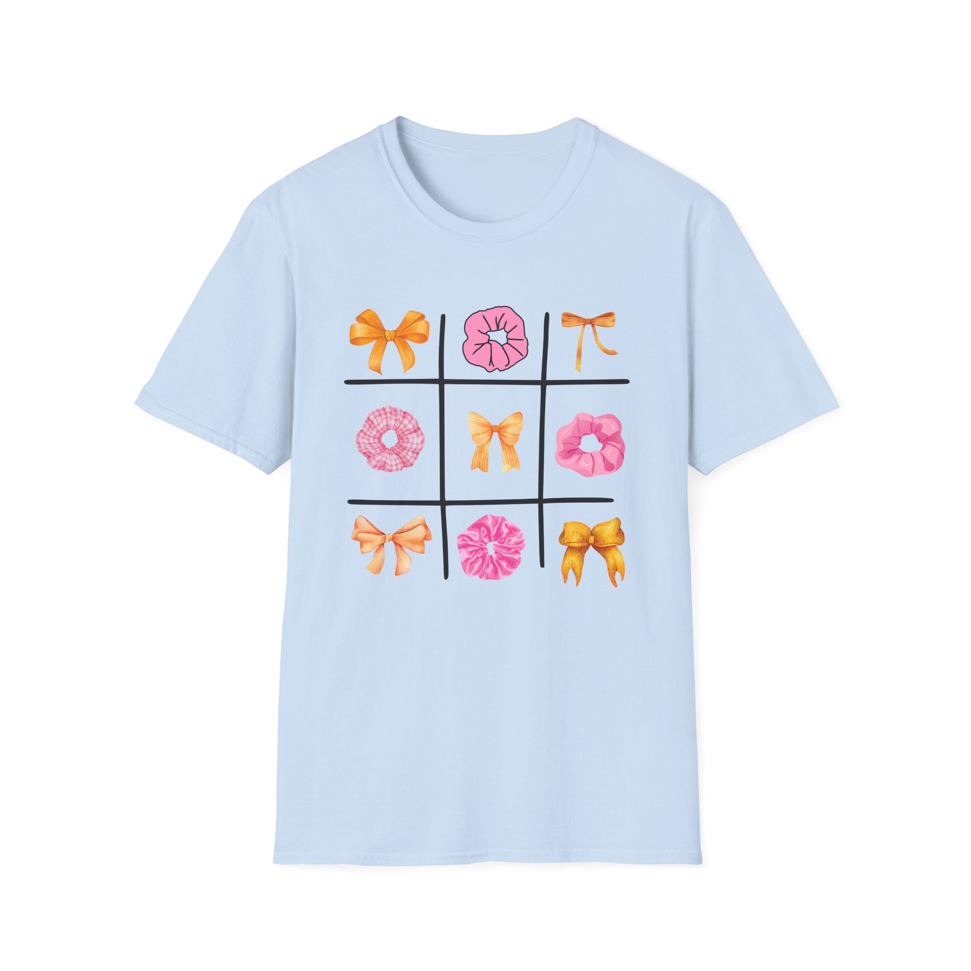 Tic Tac Toe Orange And Pink T-Shirt