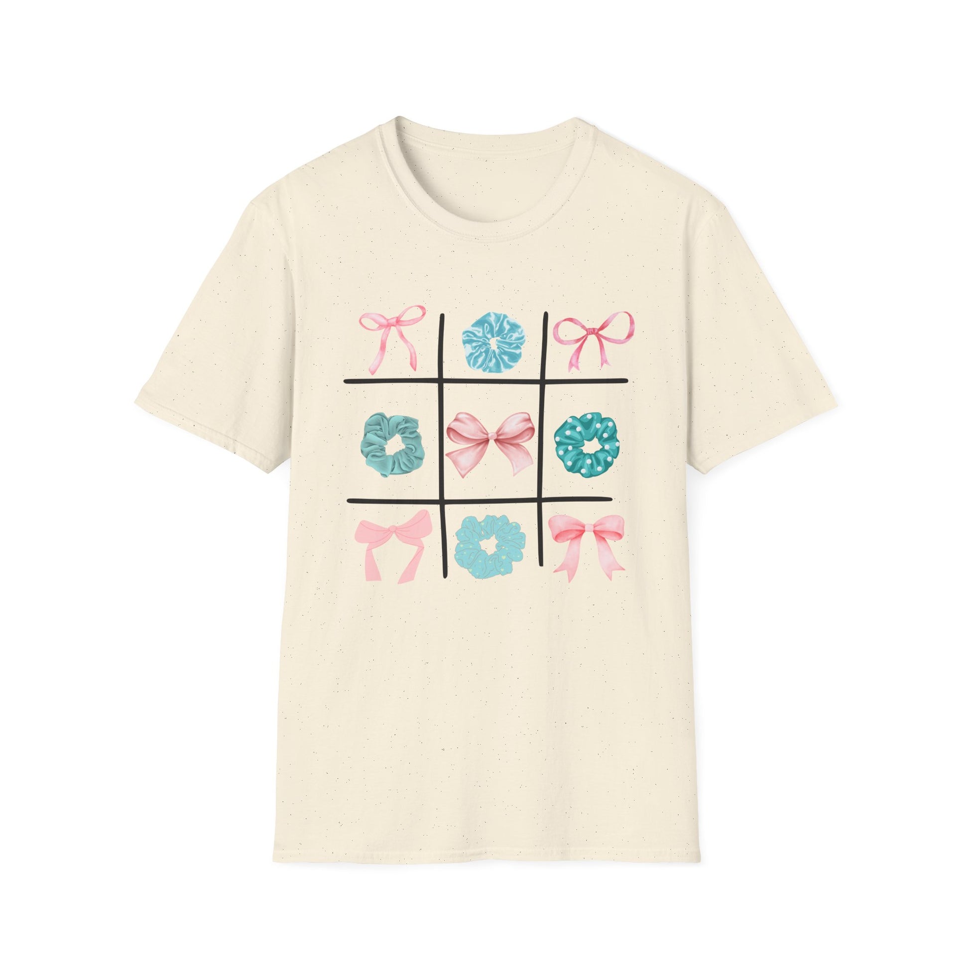 Tic Tac Toe Cyan And Pink T-Shirt