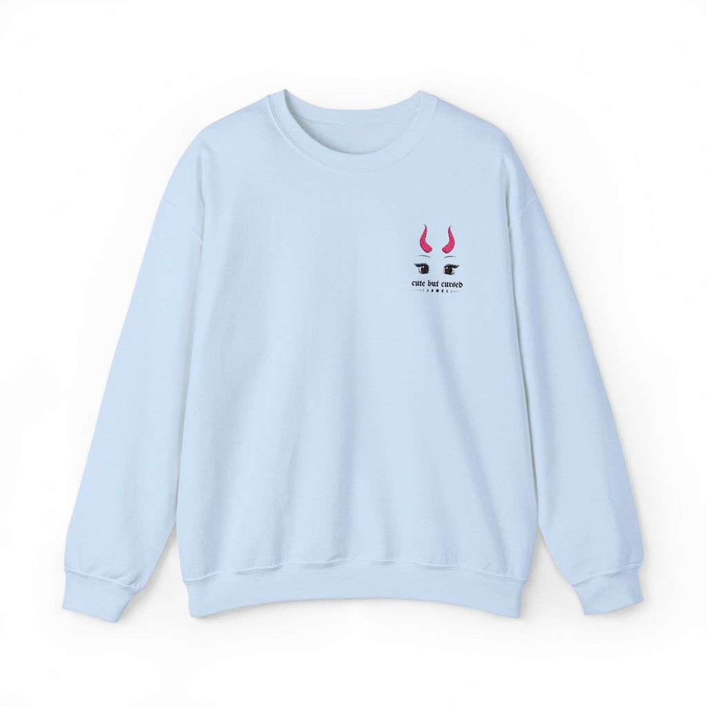Cute But Cursed Embroidery Sweatshirt