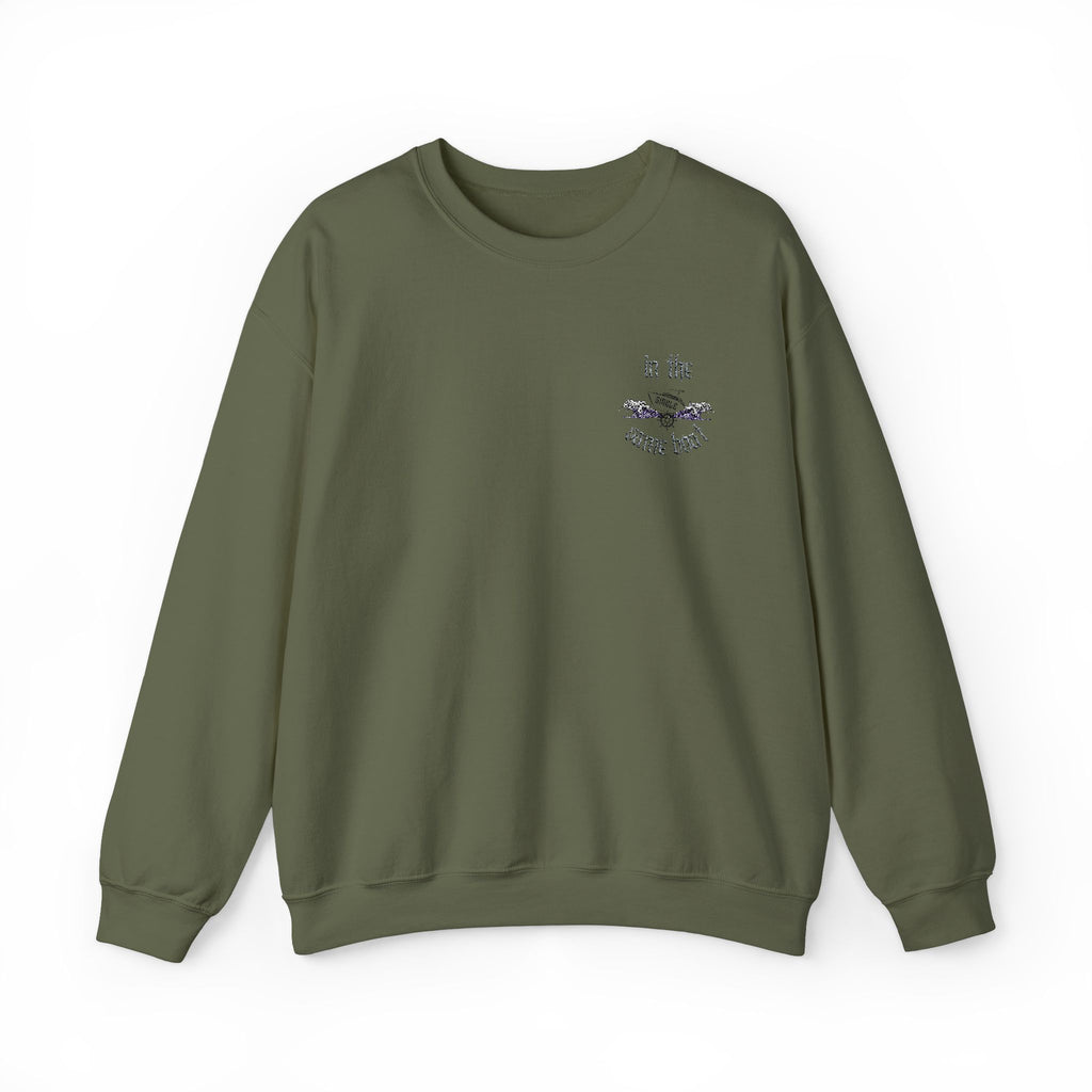 In The Same Boat Single Embroidery Sweatshirt