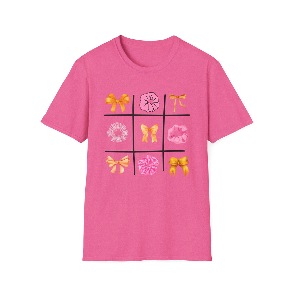 Tic Tac Toe Orange And Pink T-Shirt