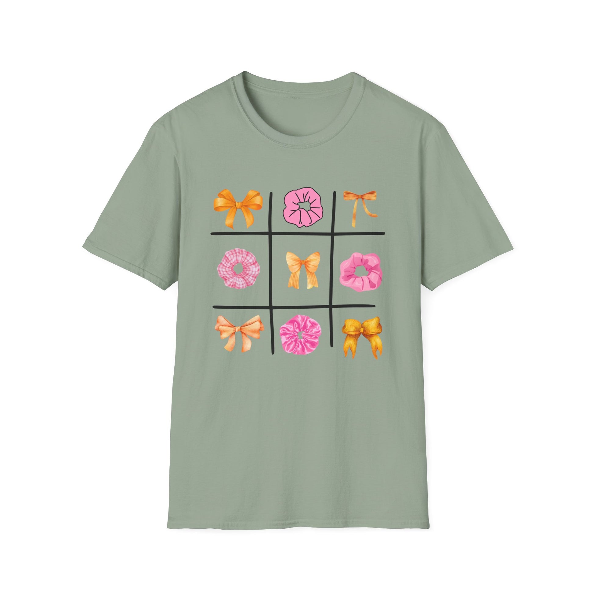 Tic Tac Toe Orange And Pink T-Shirt