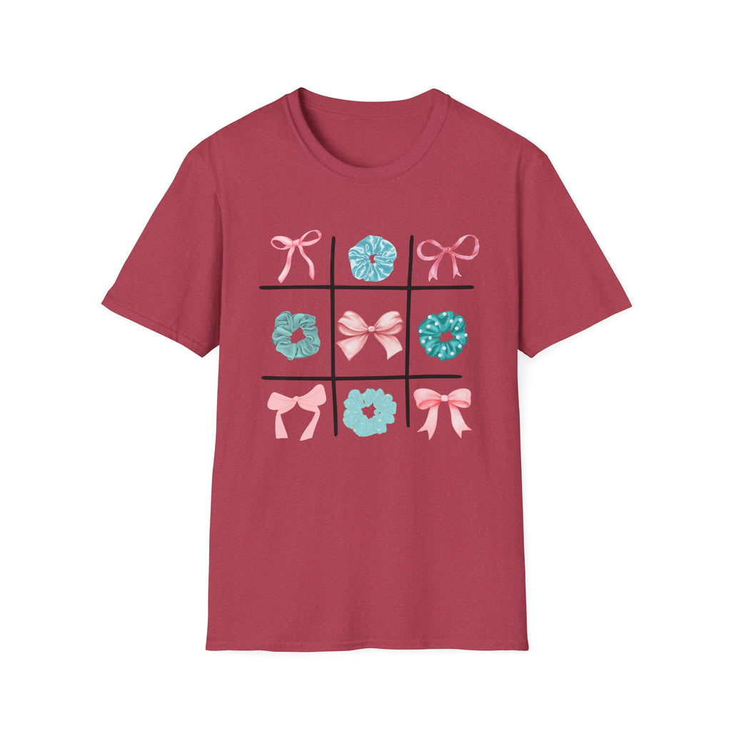 Tic Tac Toe Cyan And Pink T-Shirt