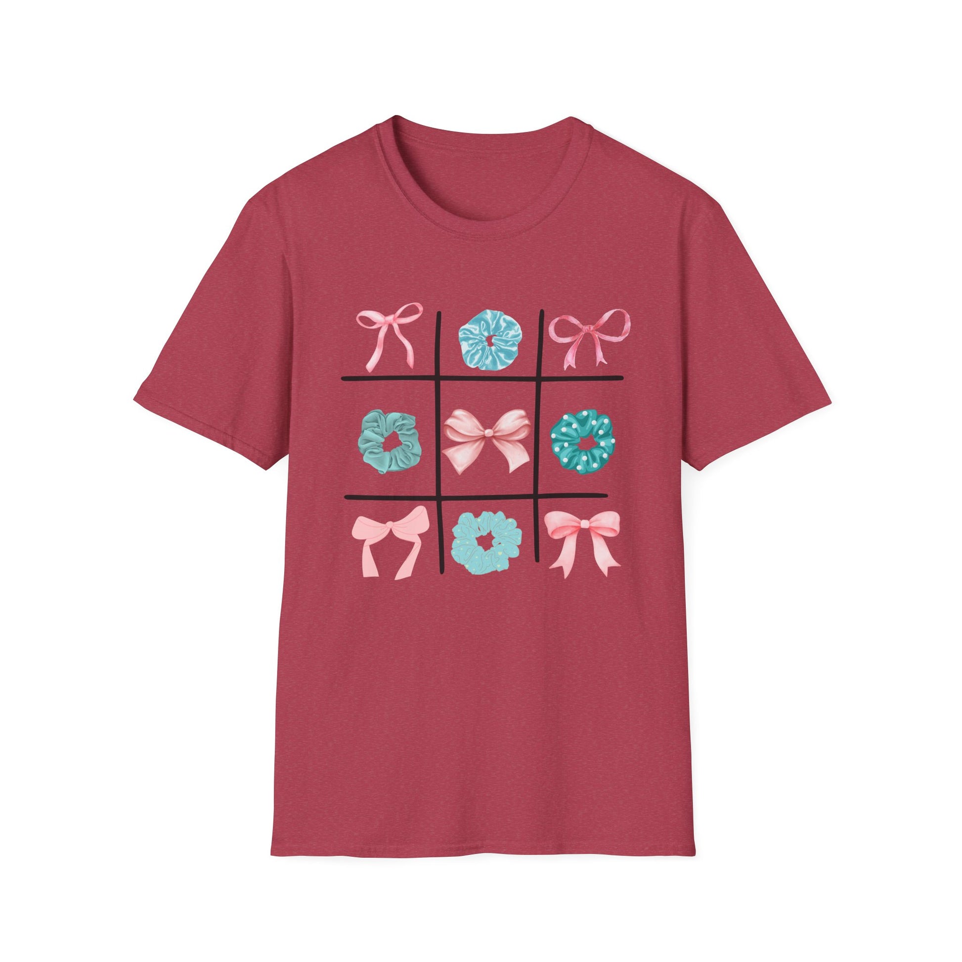 Tic Tac Toe Cyan And Pink T-Shirt