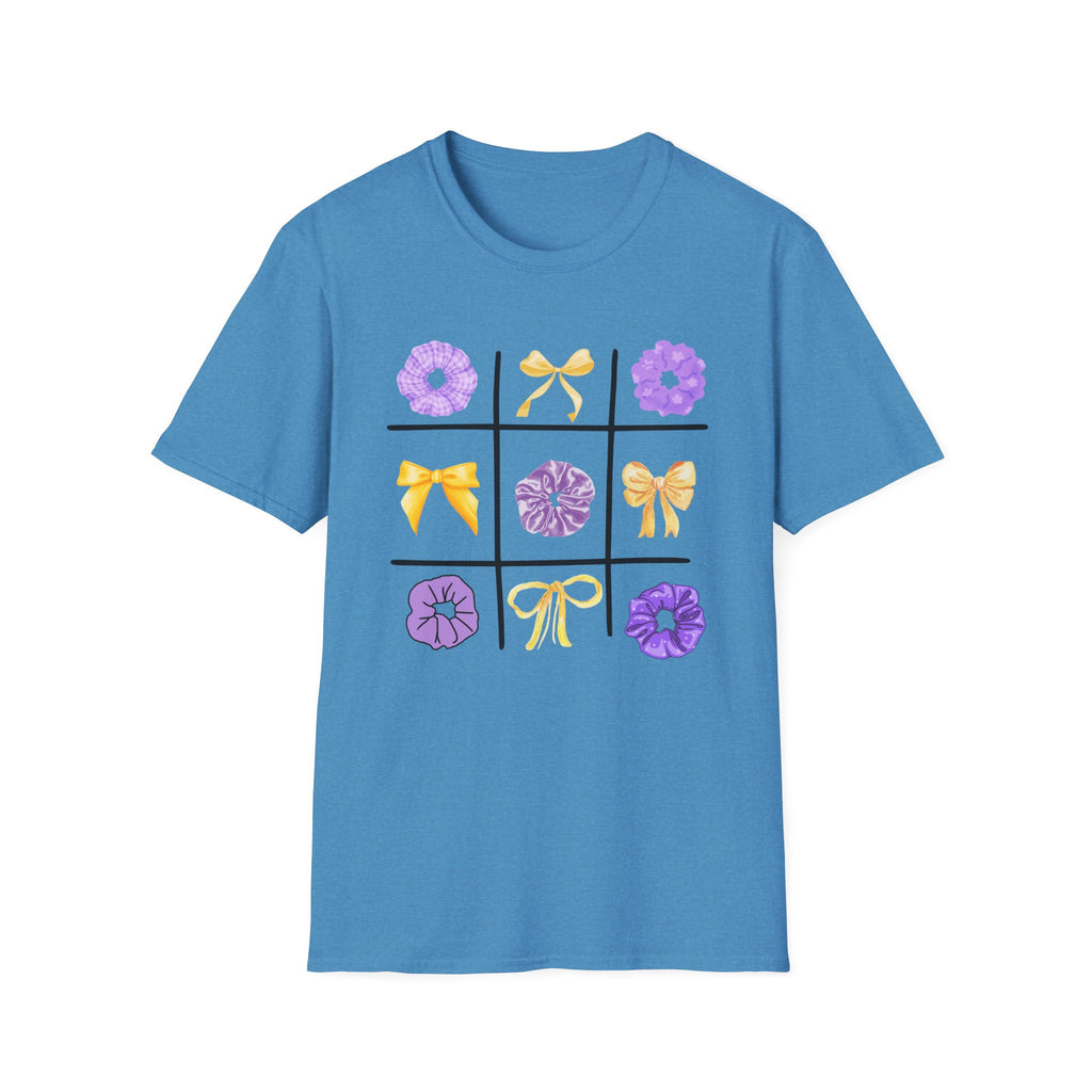 Tic Tac Toe Purple And Yellow T-Shirt