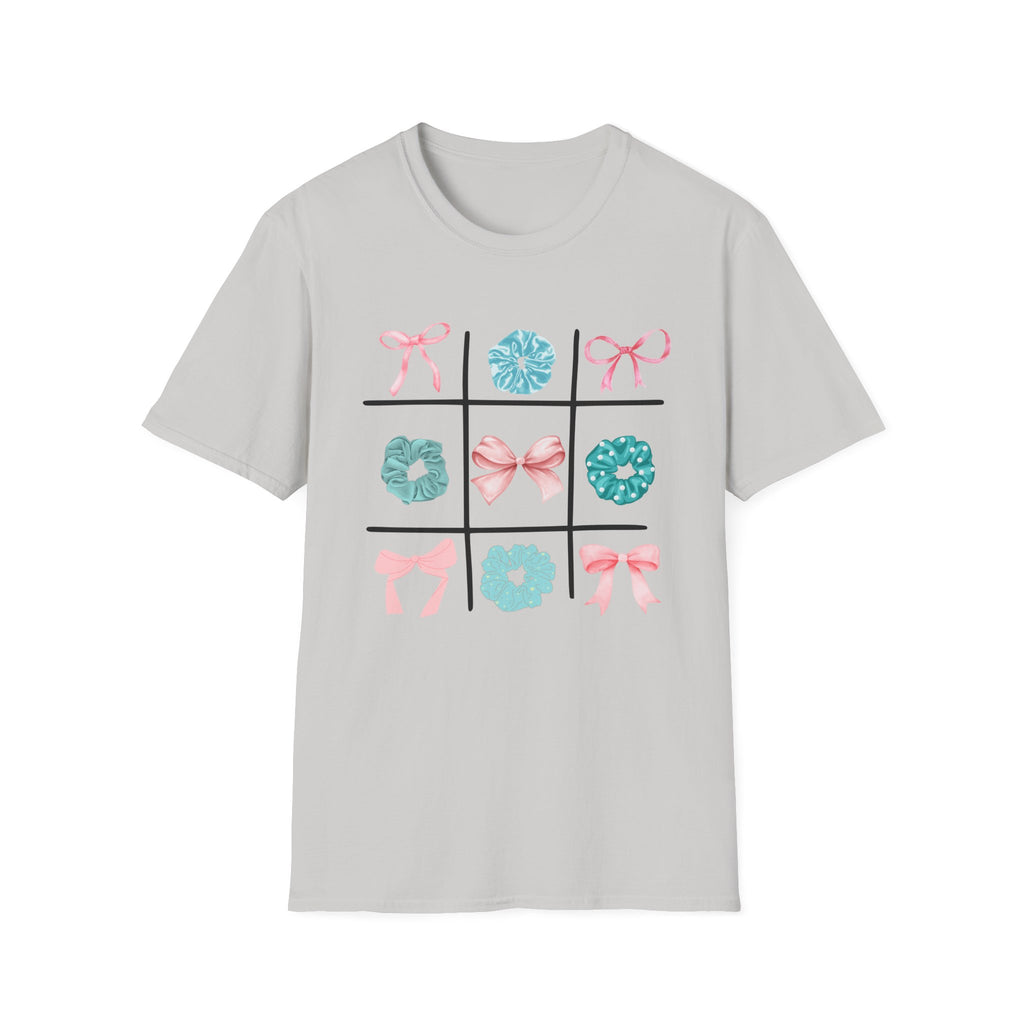 Tic Tac Toe Cyan And Pink T-Shirt