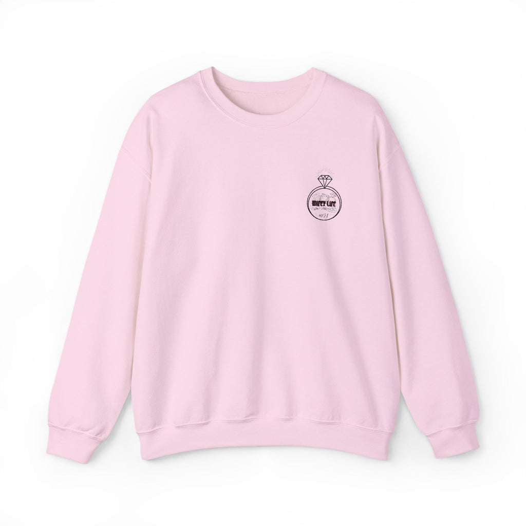 Wifey Life Embroidery Sweatshirt