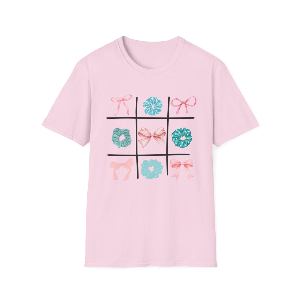 Tic Tac Toe Cyan And Pink T-Shirt