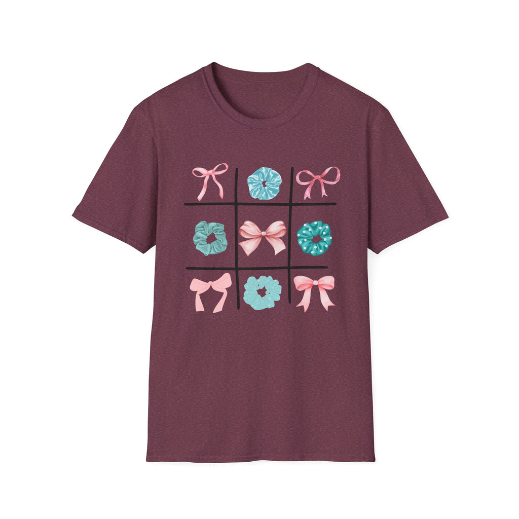 Tic Tac Toe Cyan And Pink T-Shirt