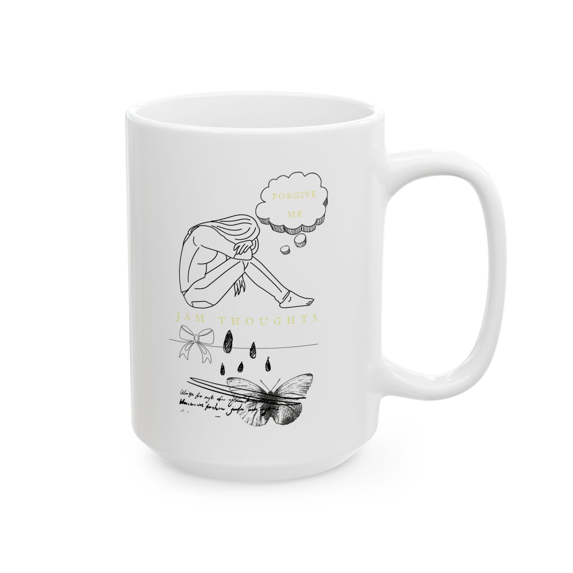 3am Thoughts Forgive Me Mug