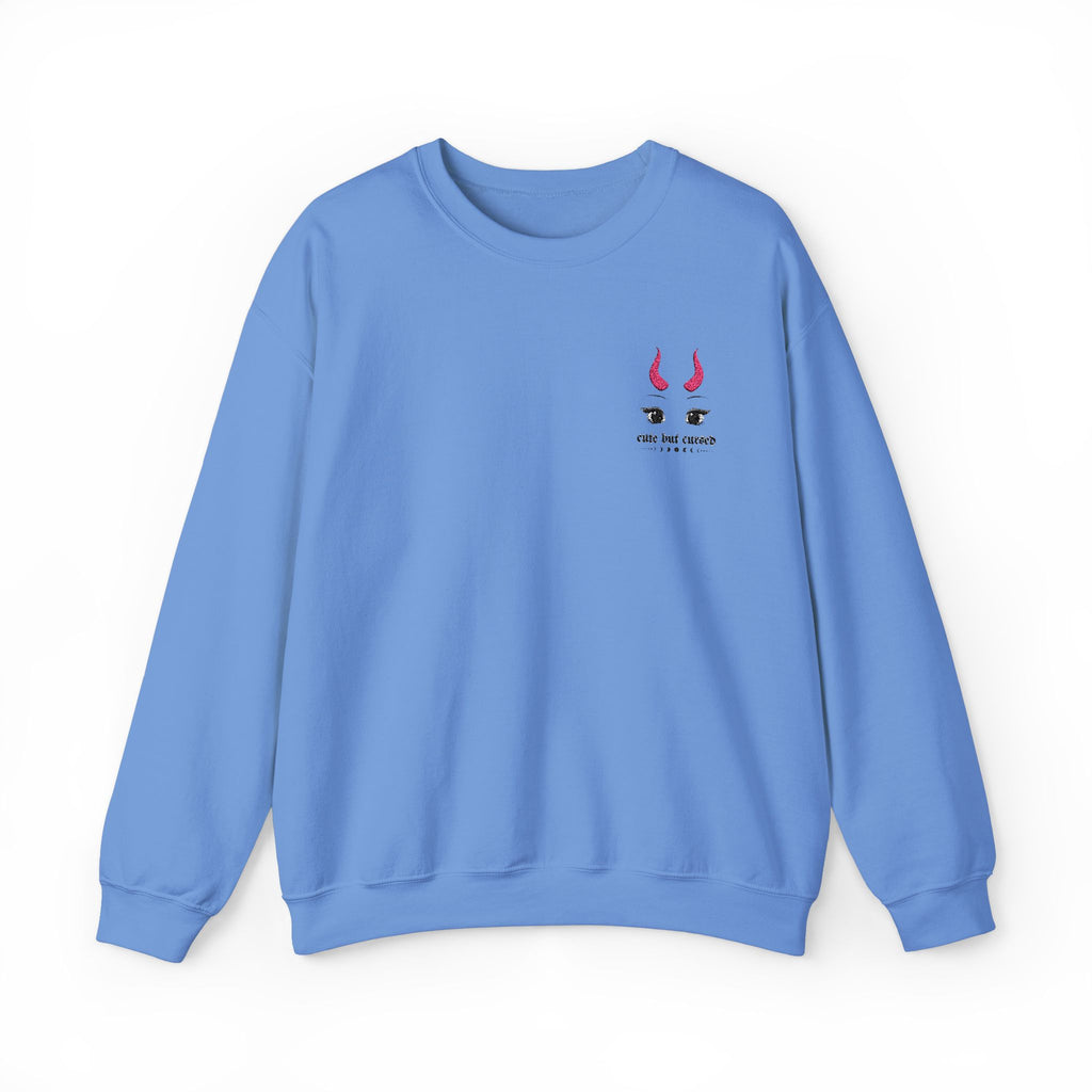 Cute But Cursed Embroidery Sweatshirt
