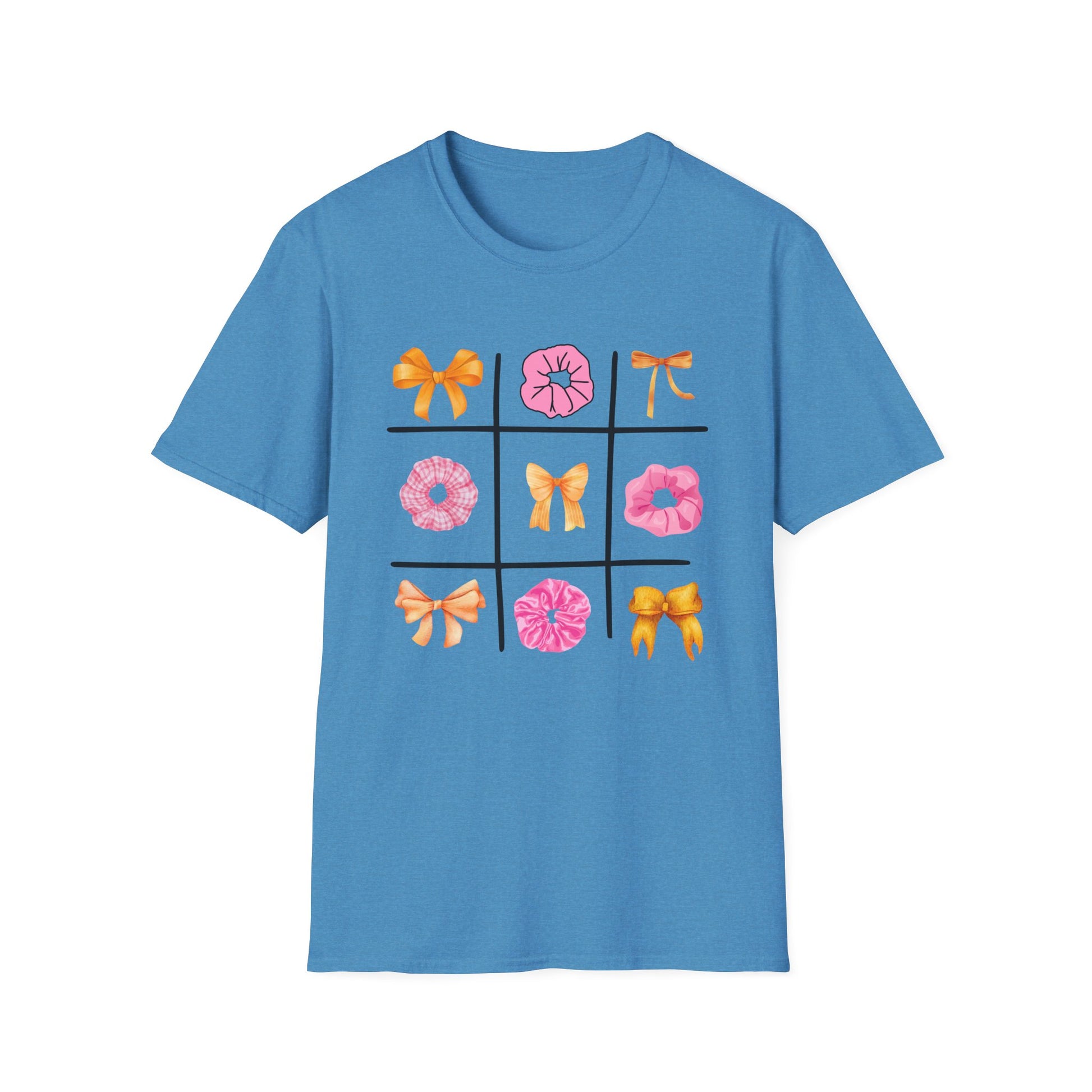 Tic Tac Toe Orange And Pink T-Shirt