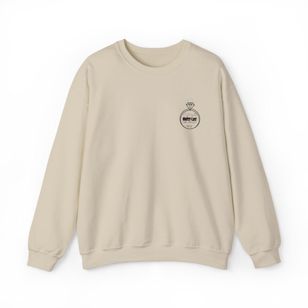 Wifey Life Embroidery Sweatshirt