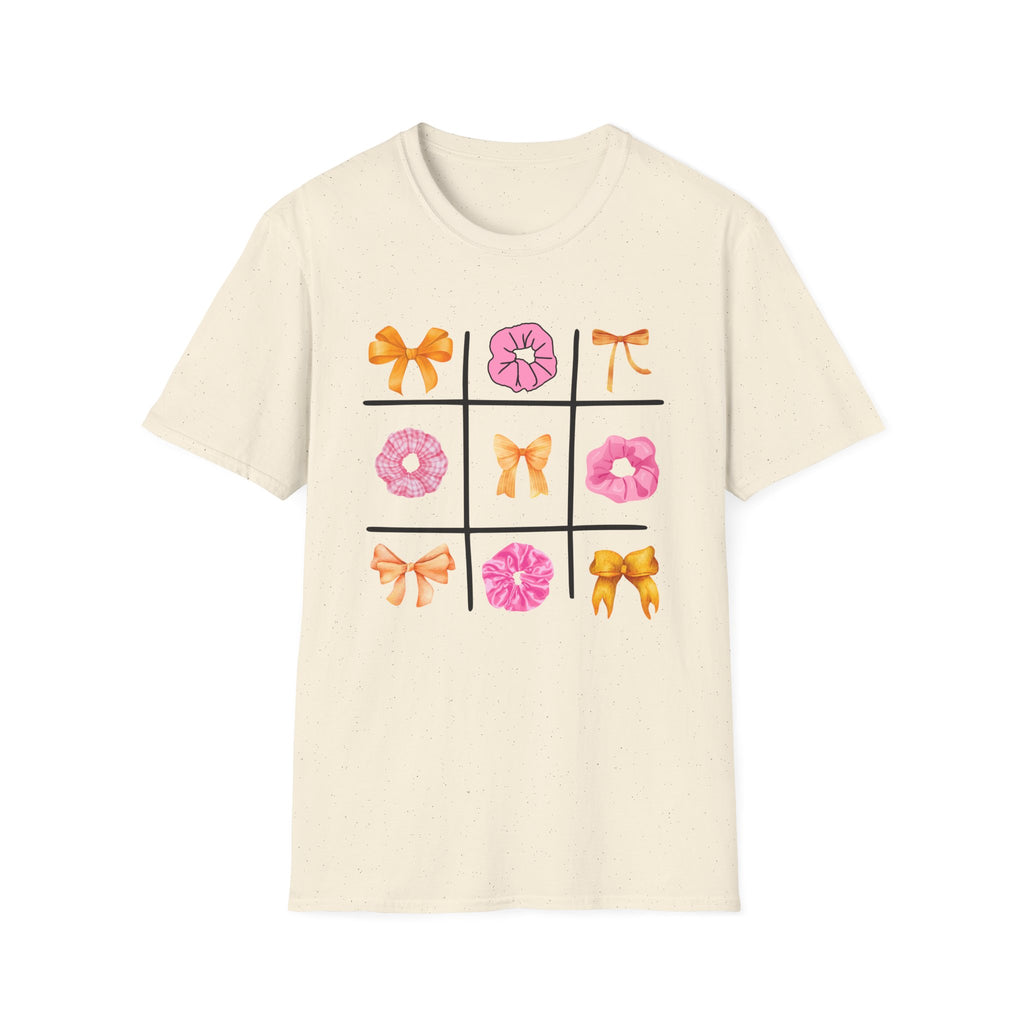 Tic Tac Toe Orange And Pink T-Shirt