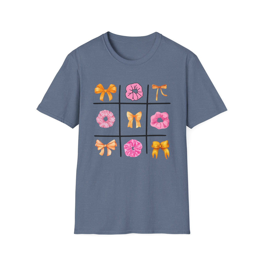 Tic Tac Toe Orange And Pink T-Shirt
