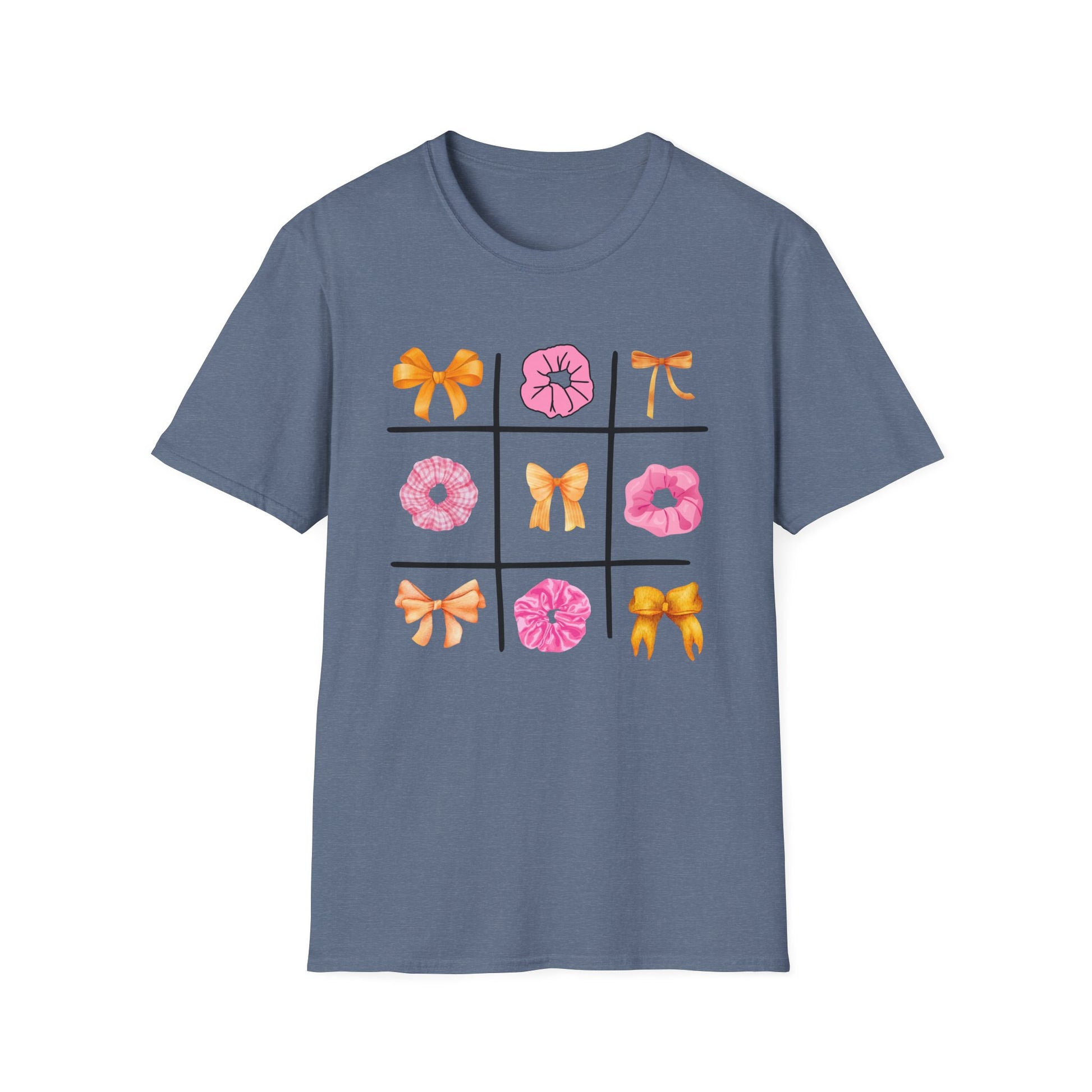Tic Tac Toe Orange And Pink T-Shirt