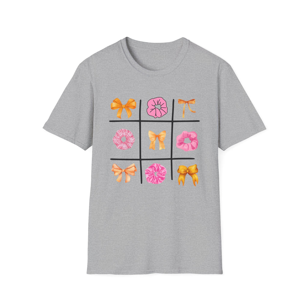 Tic Tac Toe Orange And Pink T-Shirt
