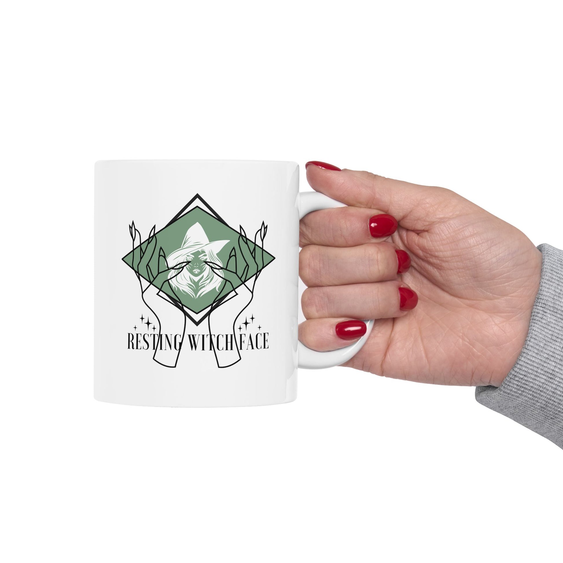 Resting Witch Face Mug