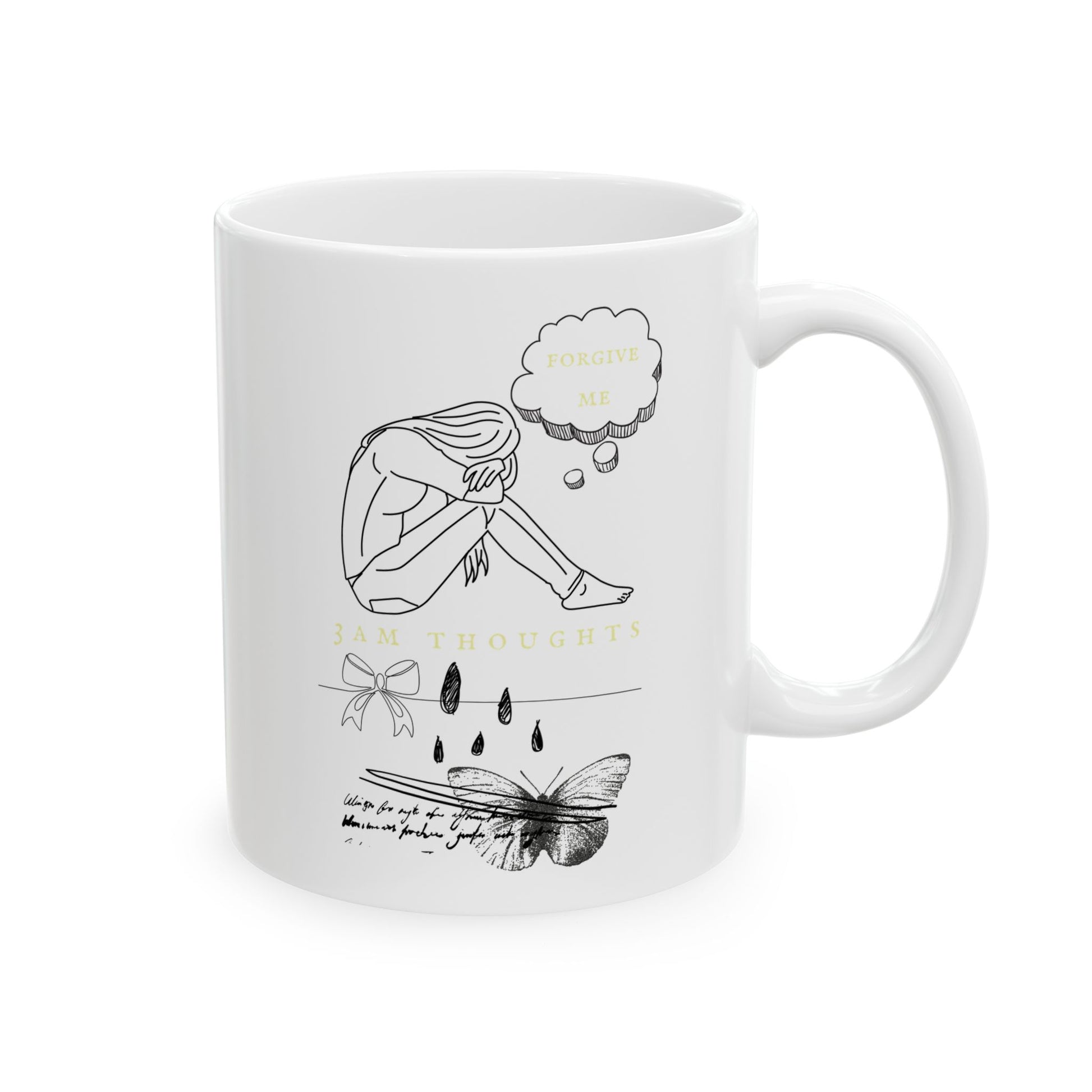 3am Thoughts Forgive Me Mug