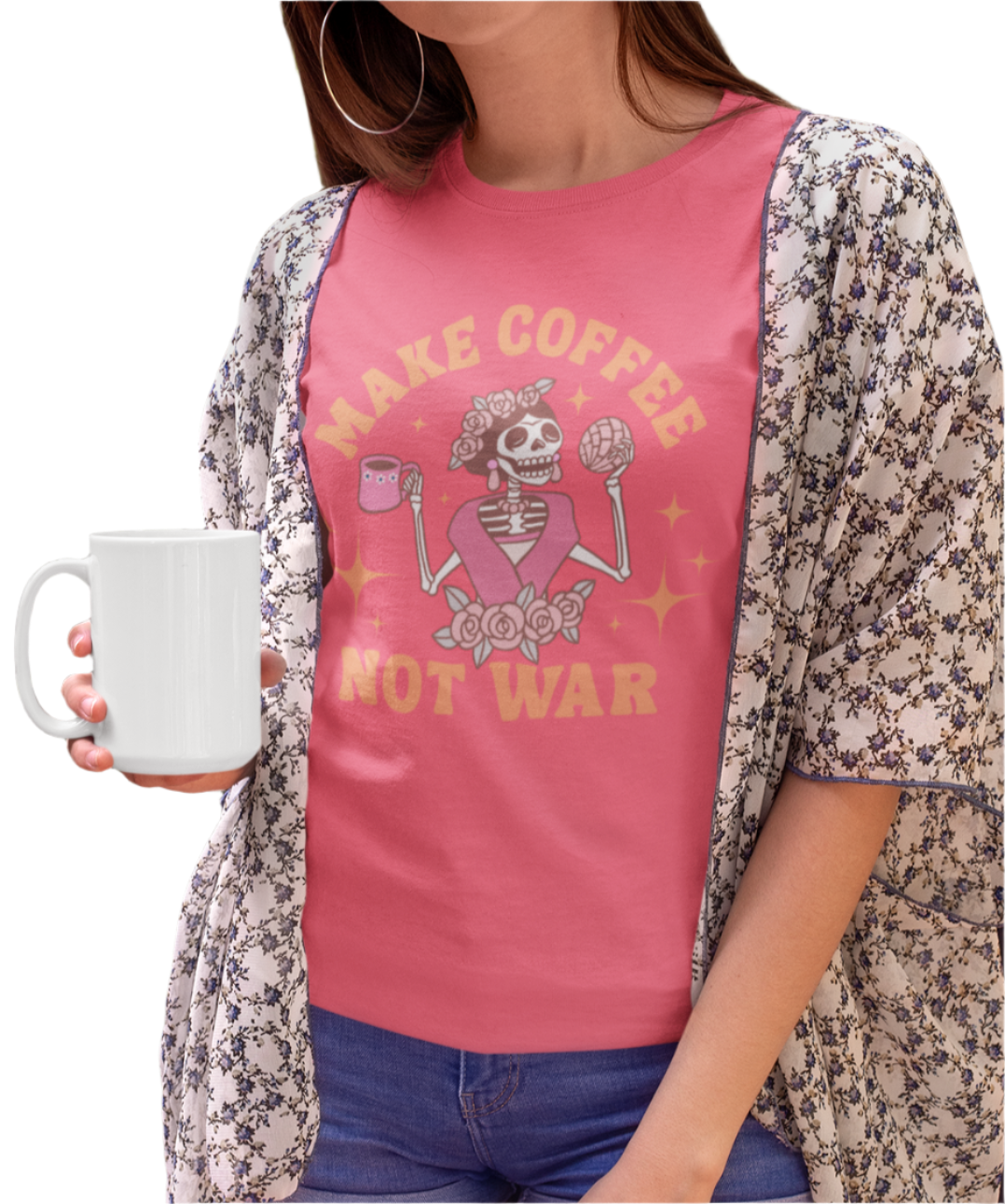 Make Coffee Not War T-Shirt