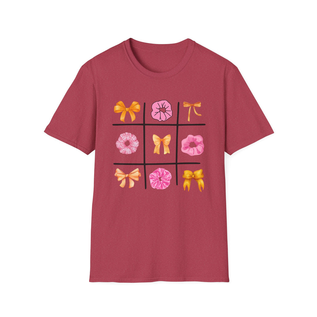 Tic Tac Toe Orange And Pink T-Shirt