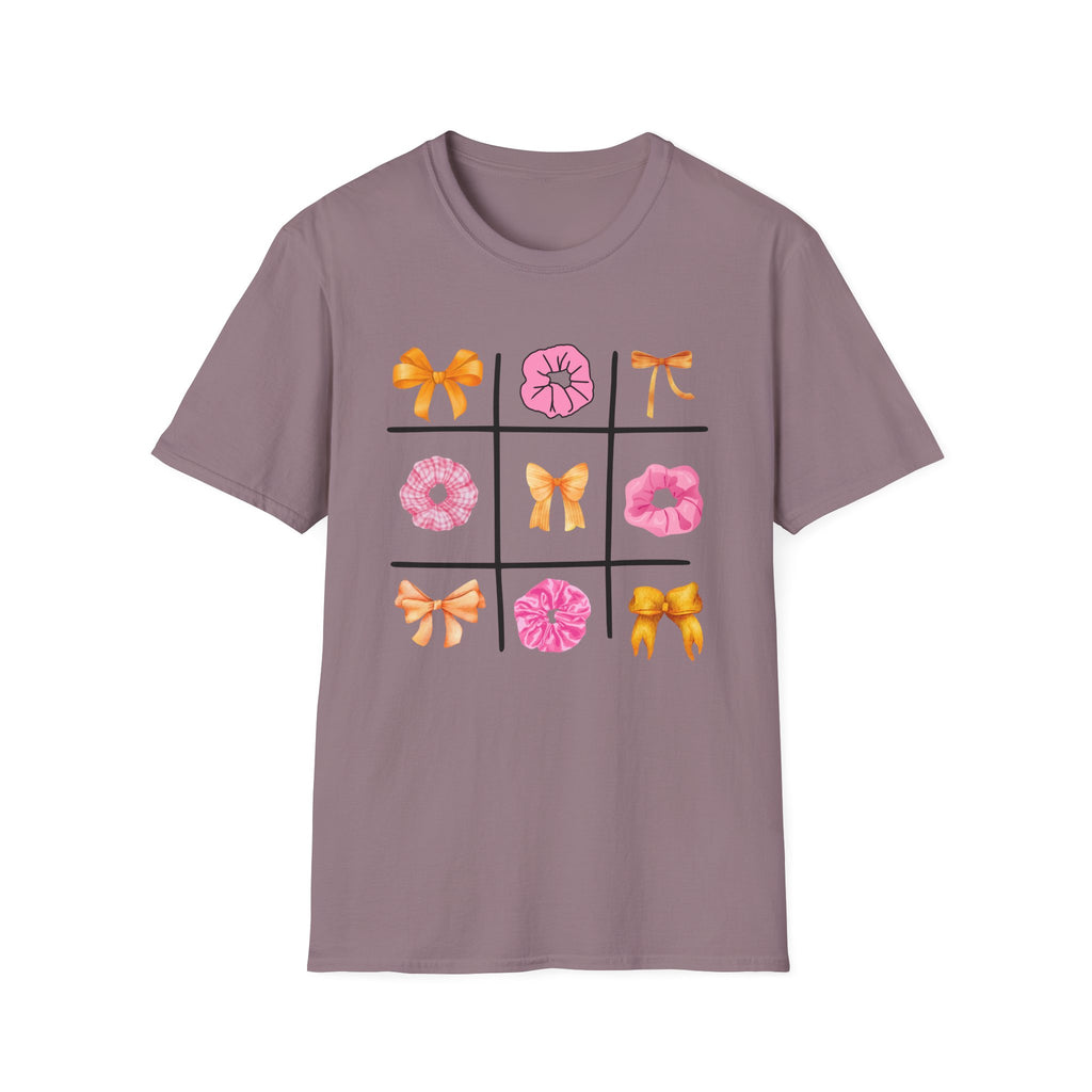 Tic Tac Toe Orange And Pink T-Shirt