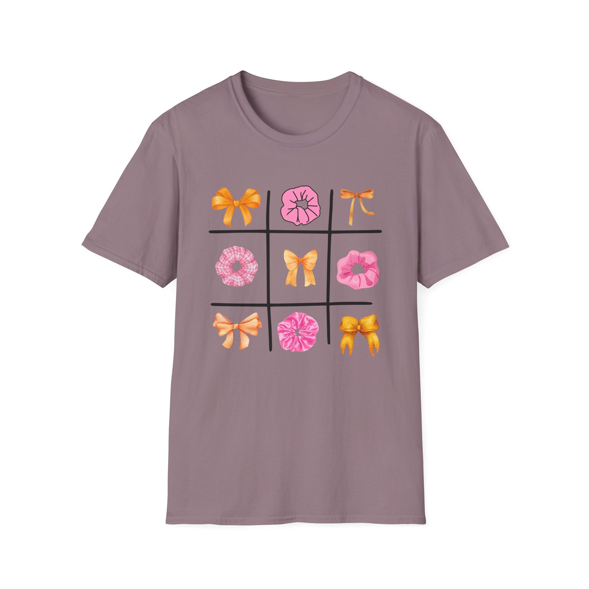 Tic Tac Toe Orange And Pink T-Shirt