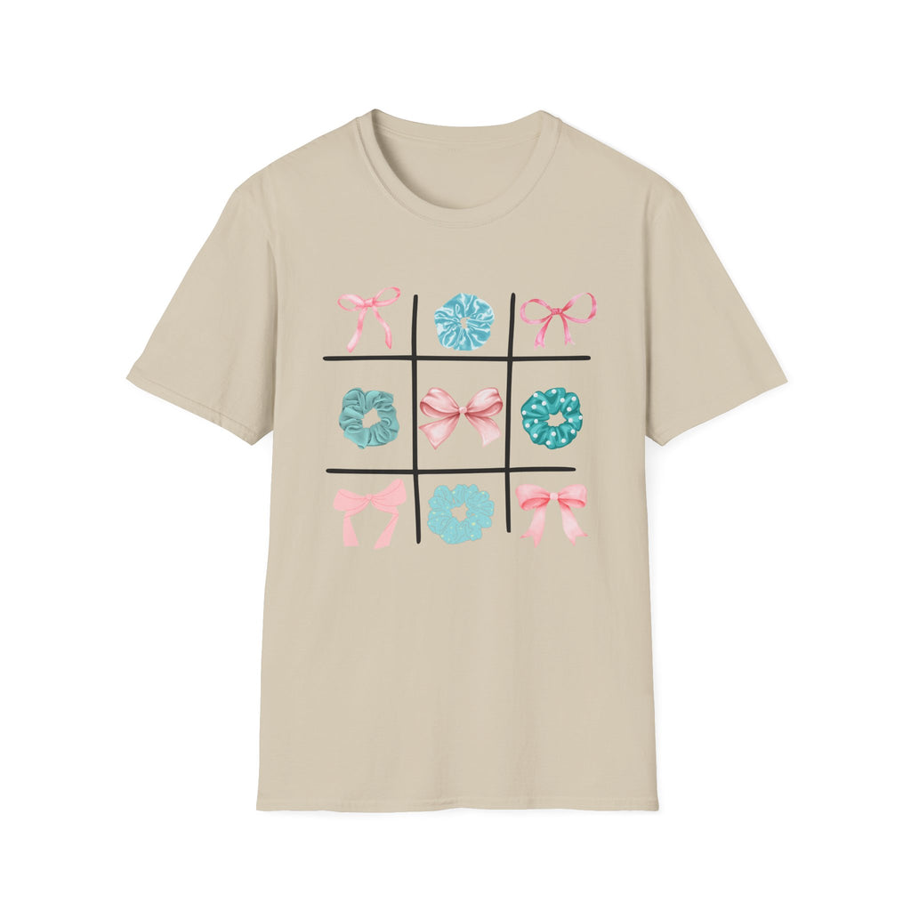 Tic Tac Toe Cyan And Pink T-Shirt