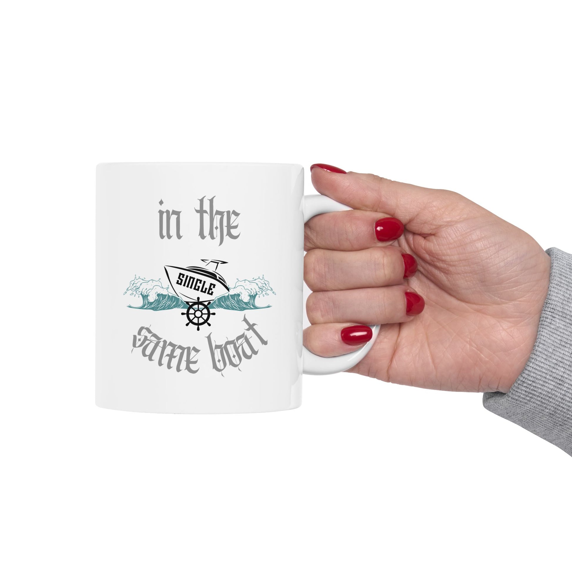 In The Same Boat Single Mug