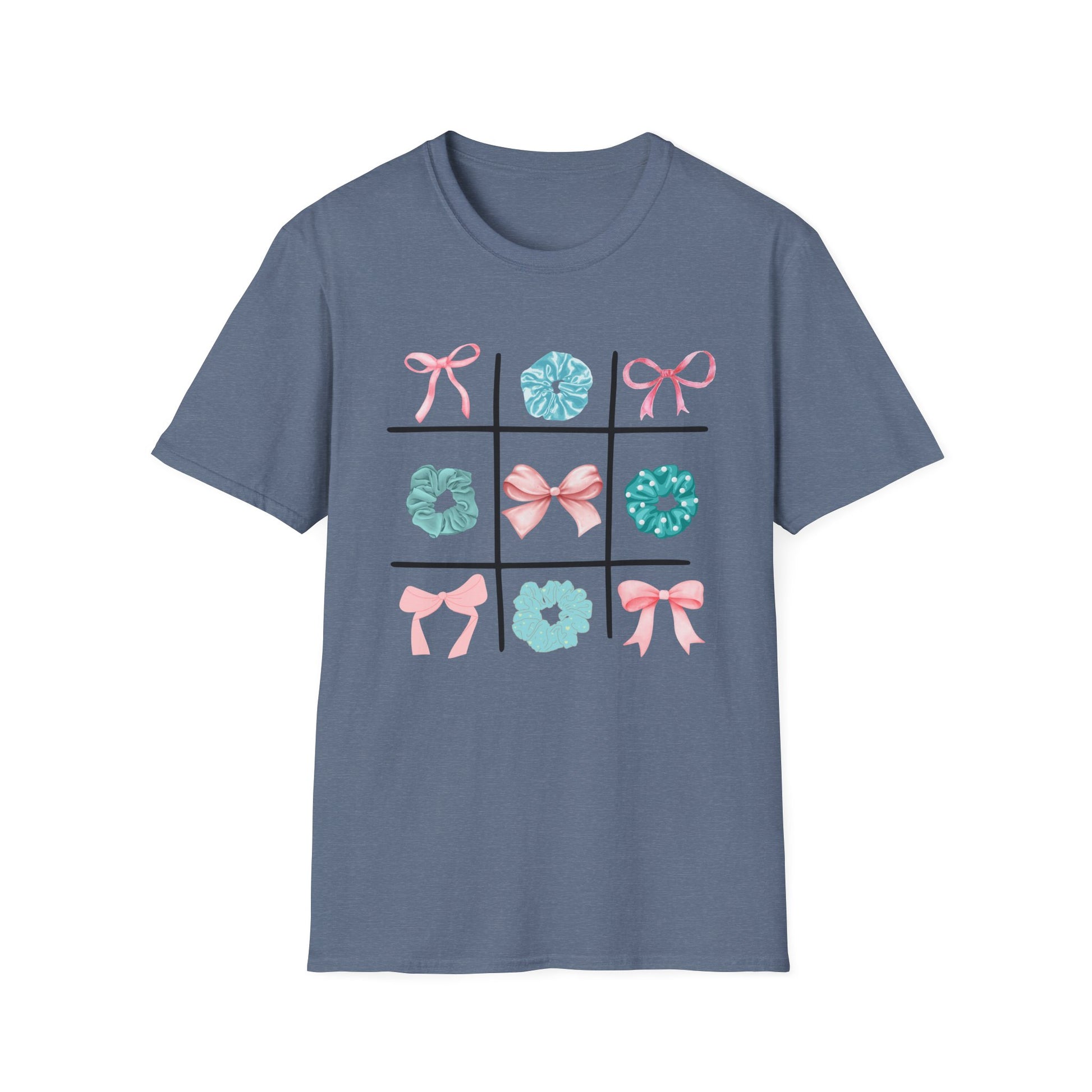 Tic Tac Toe Cyan And Pink T-Shirt