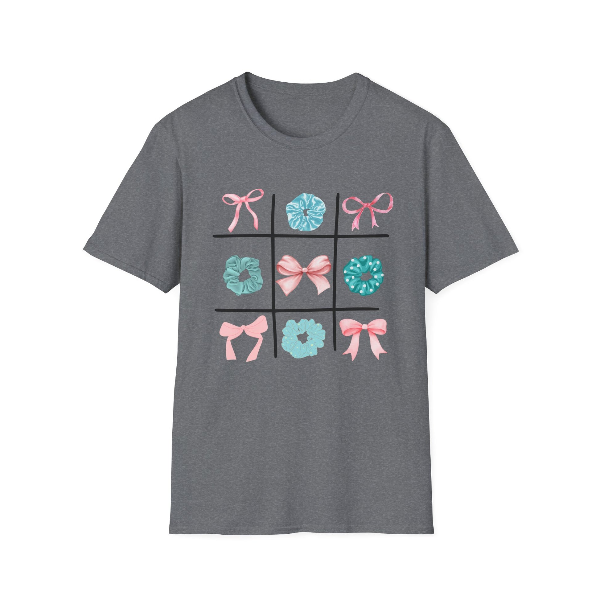 Tic Tac Toe Cyan And Pink T-Shirt
