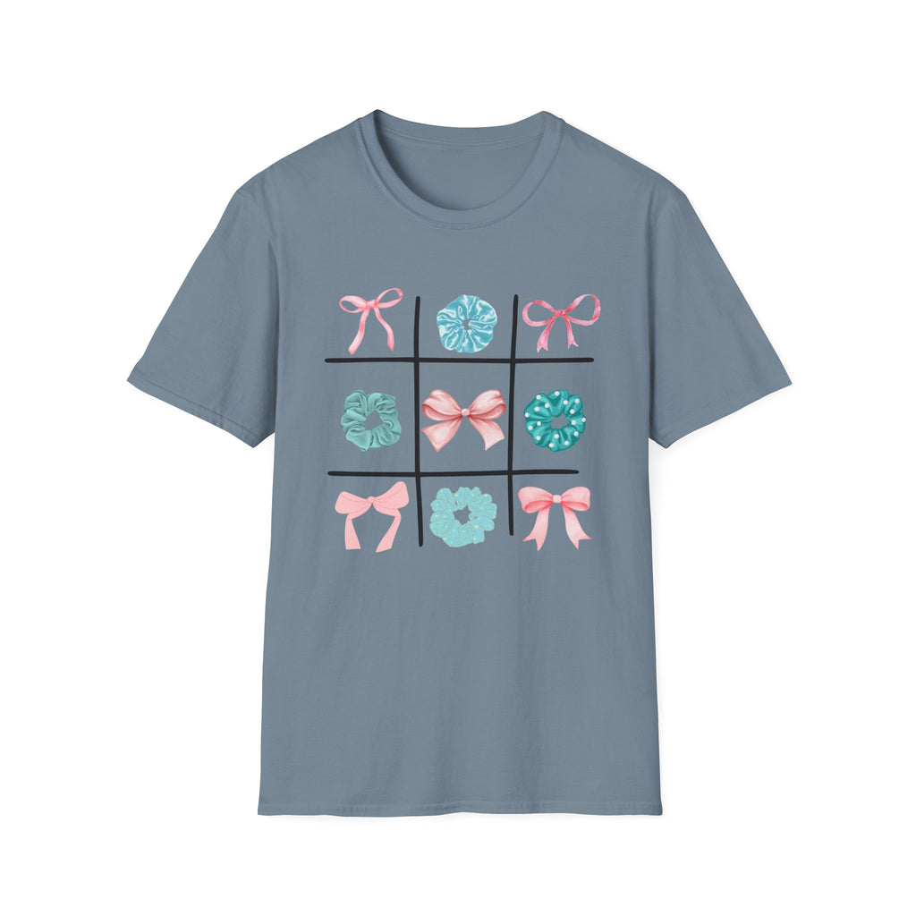 Tic Tac Toe Cyan And Pink T-Shirt