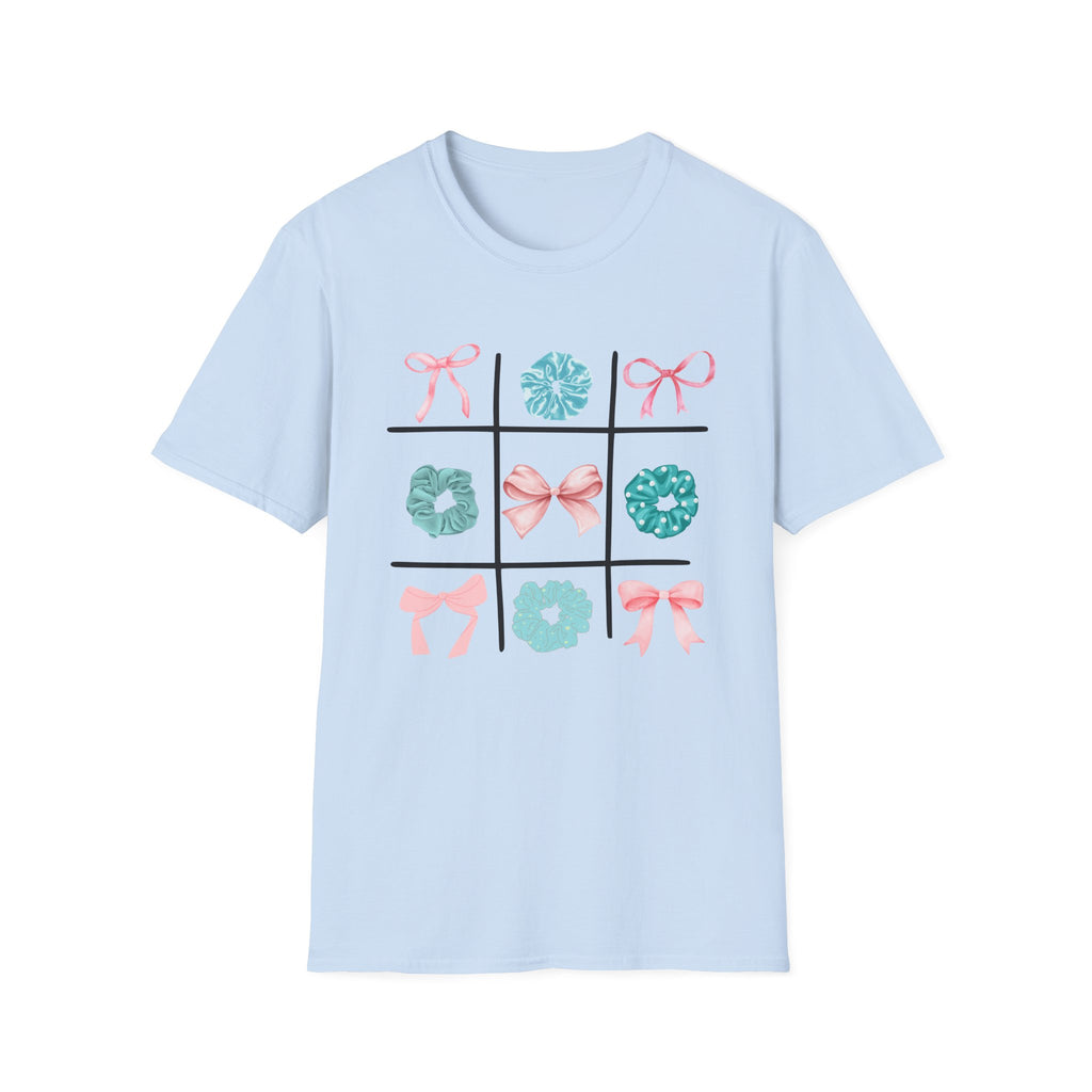 Tic Tac Toe Cyan And Pink T-Shirt