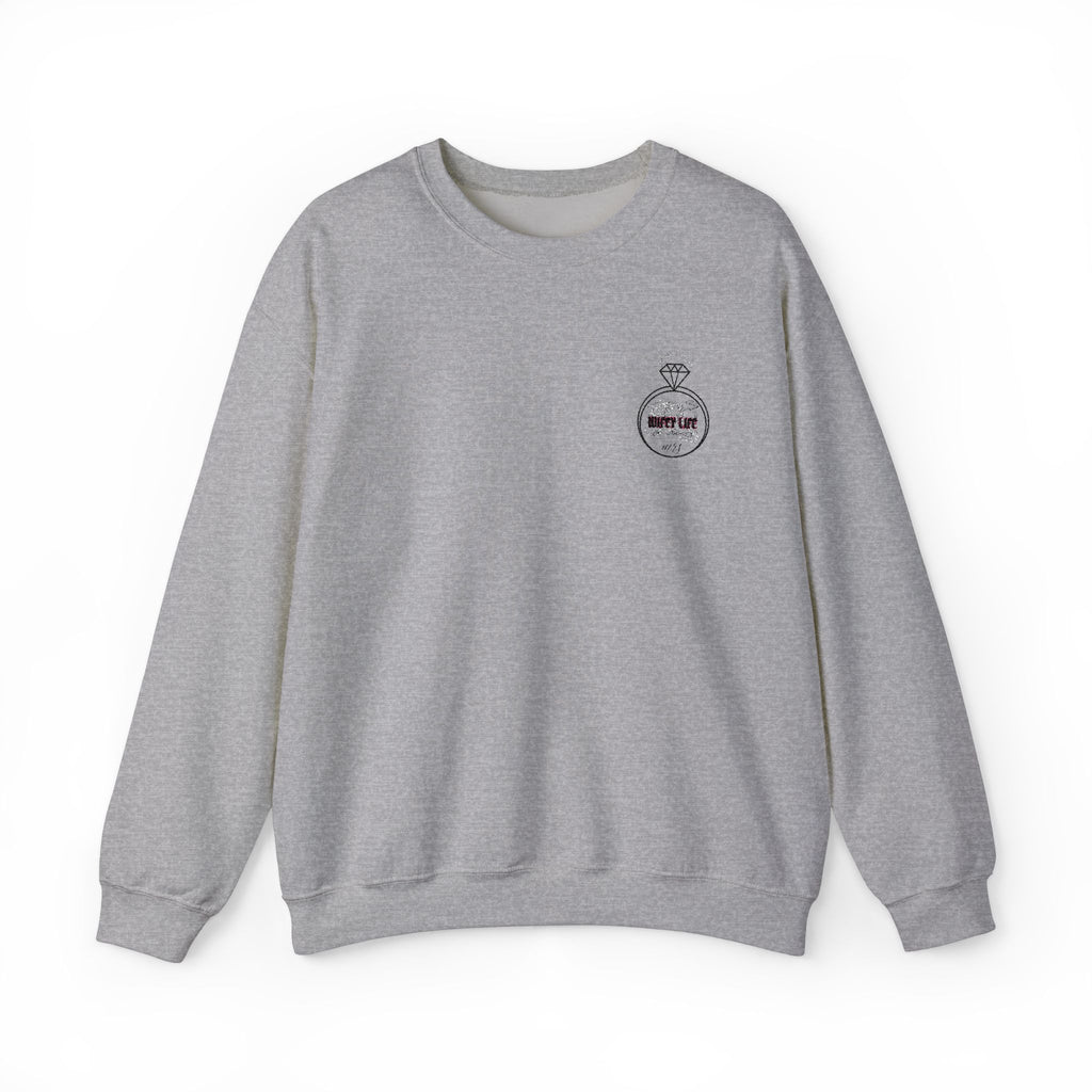 Wifey Life Embroidery Sweatshirt