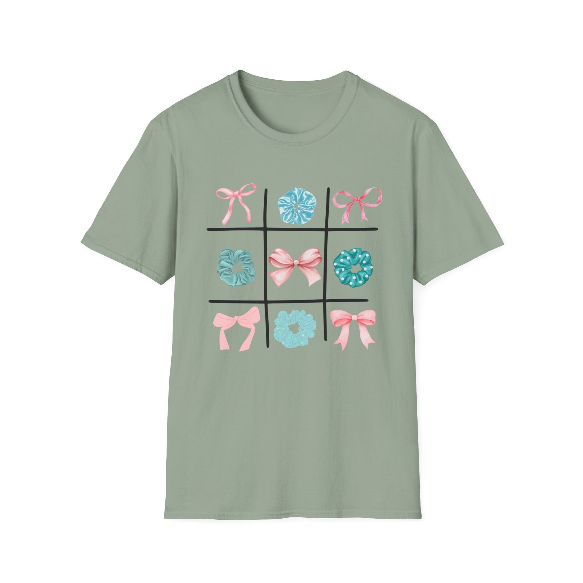 Tic Tac Toe Cyan And Pink T-Shirt