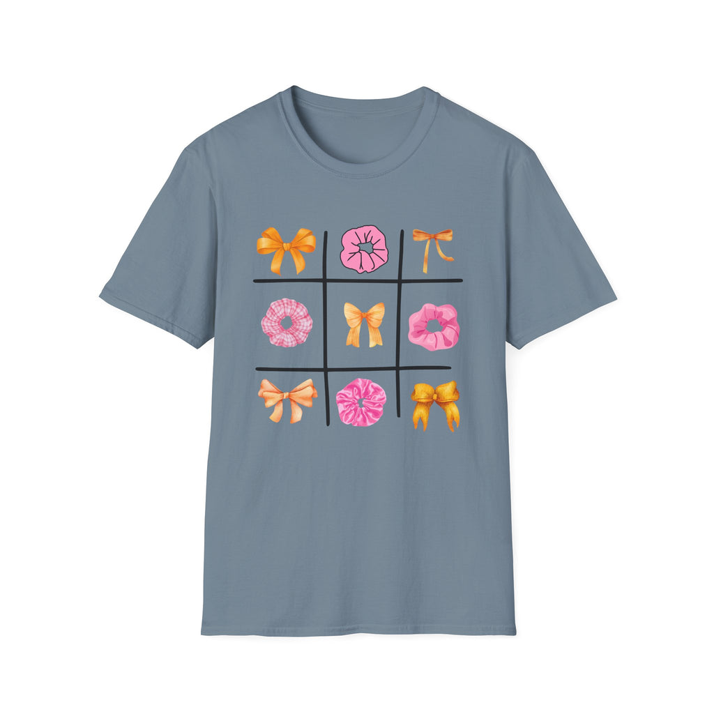 Tic Tac Toe Orange And Pink T-Shirt