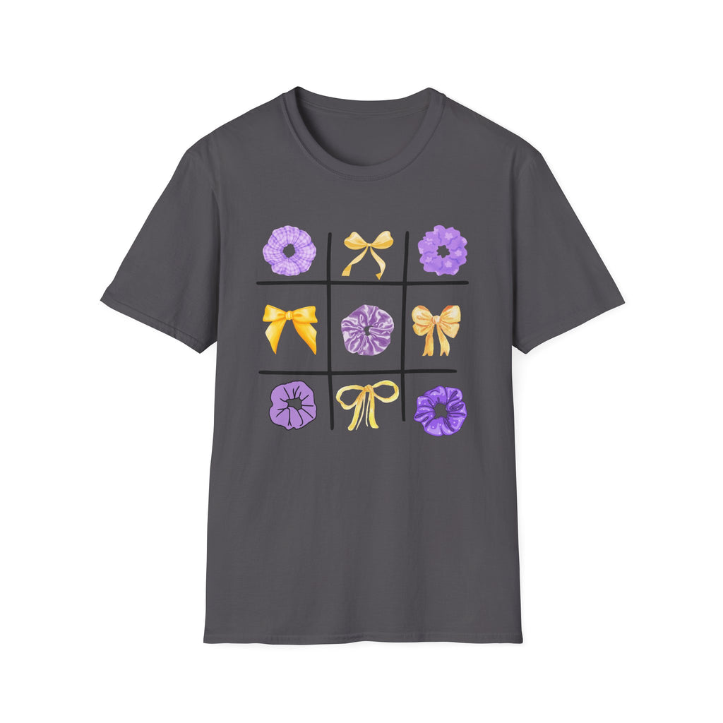 Tic Tac Toe Purple And Yellow T-Shirt