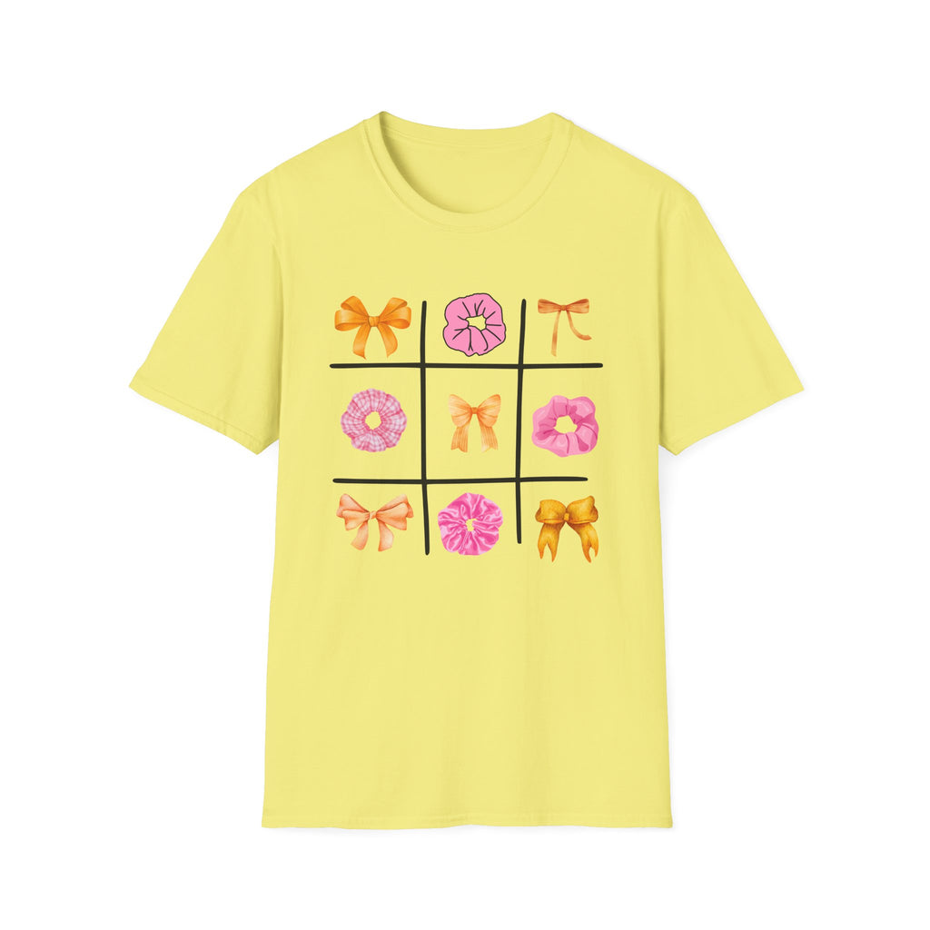 Tic Tac Toe Orange And Pink T-Shirt