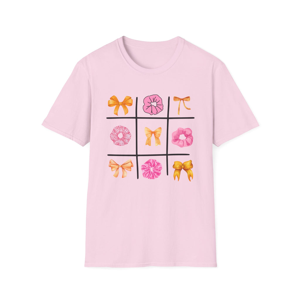 Tic Tac Toe Orange And Pink T-Shirt