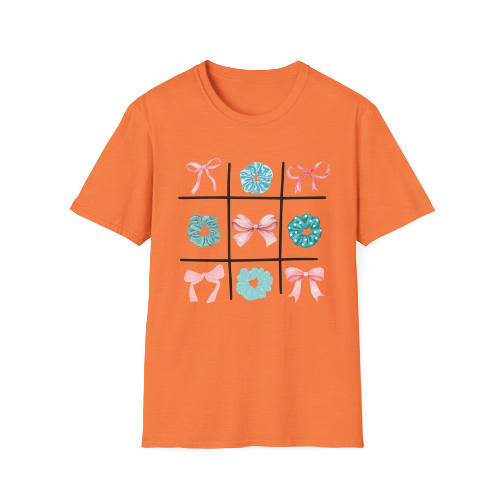 Tic Tac Toe Cyan And Pink T-Shirt
