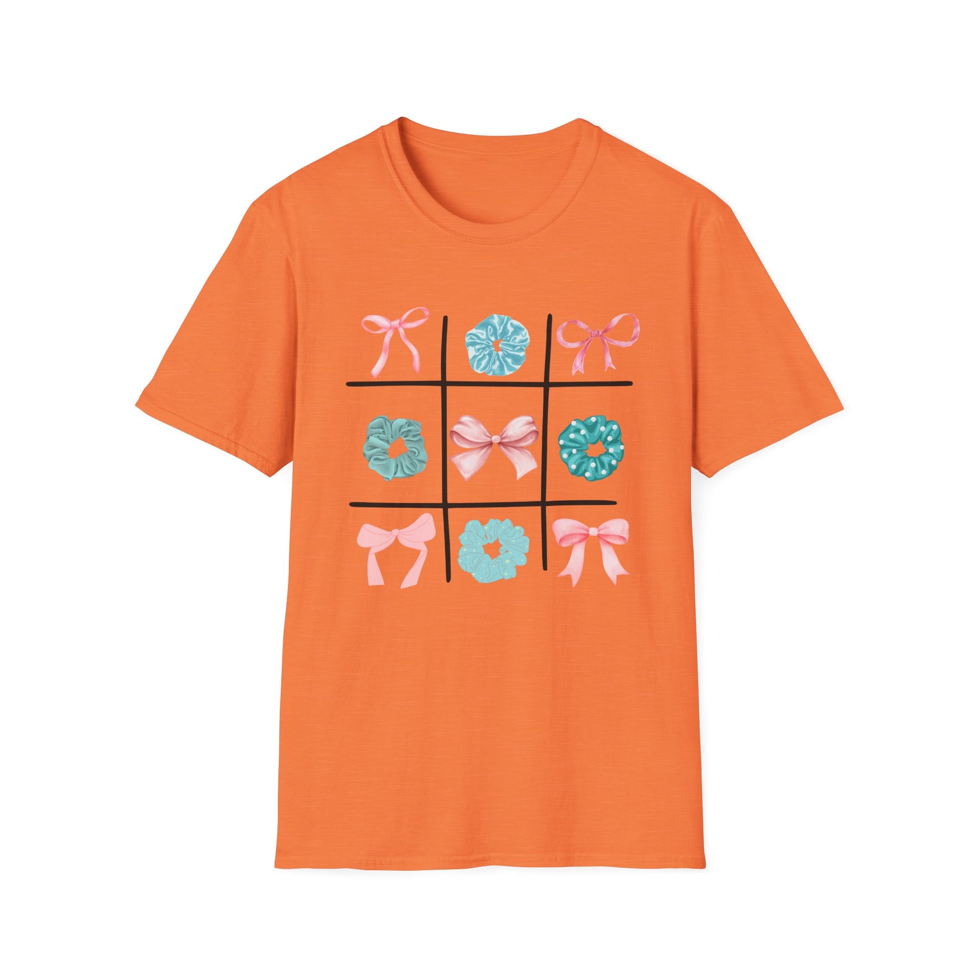 Tic Tac Toe Cyan And Pink T-Shirt