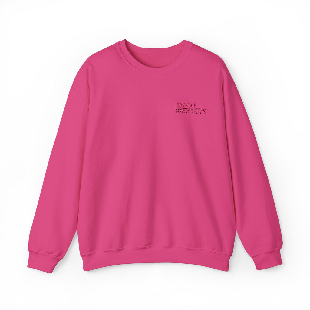 Mood Heliconia #E31C79 Embroidery Sweatshirt