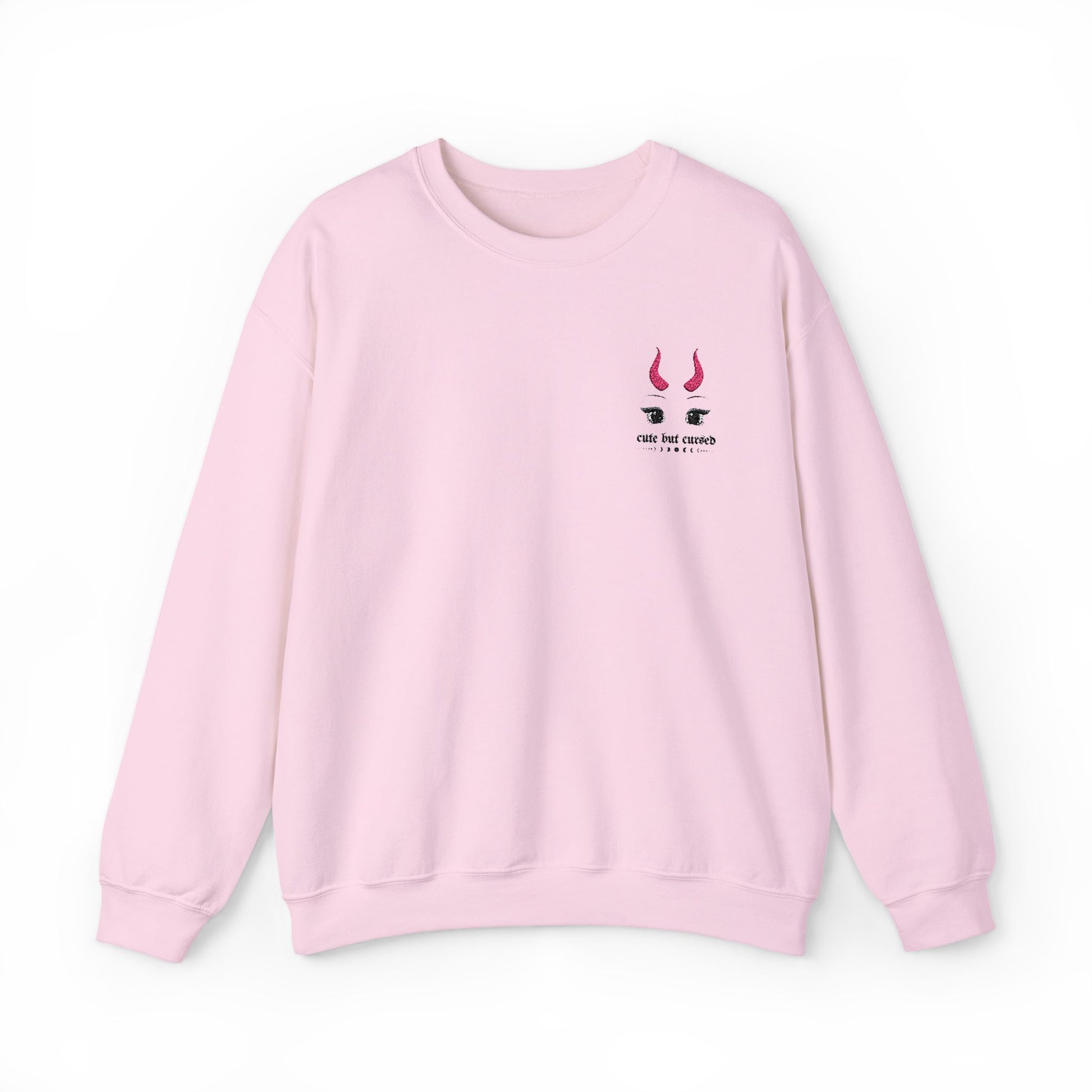 Cute But Cursed Embroidery Sweatshirt