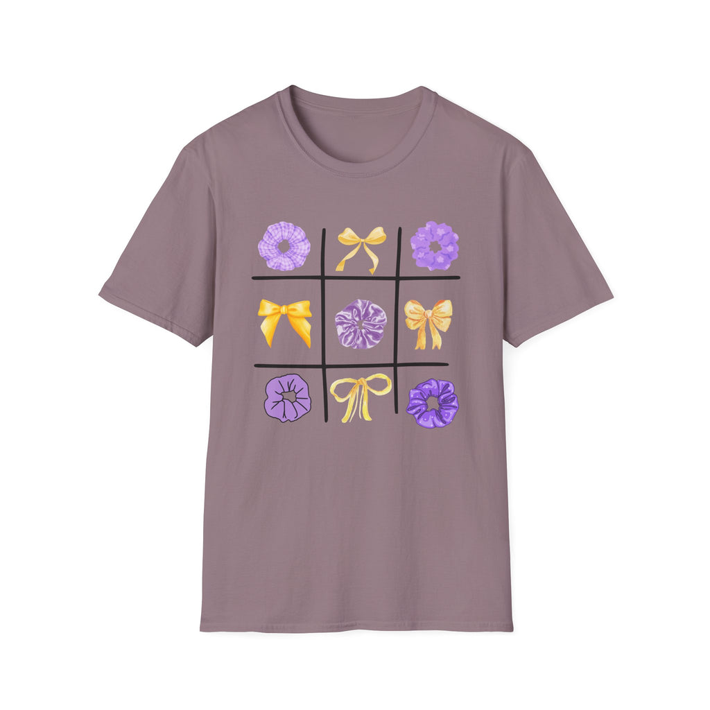 Tic Tac Toe Purple And Yellow T-Shirt