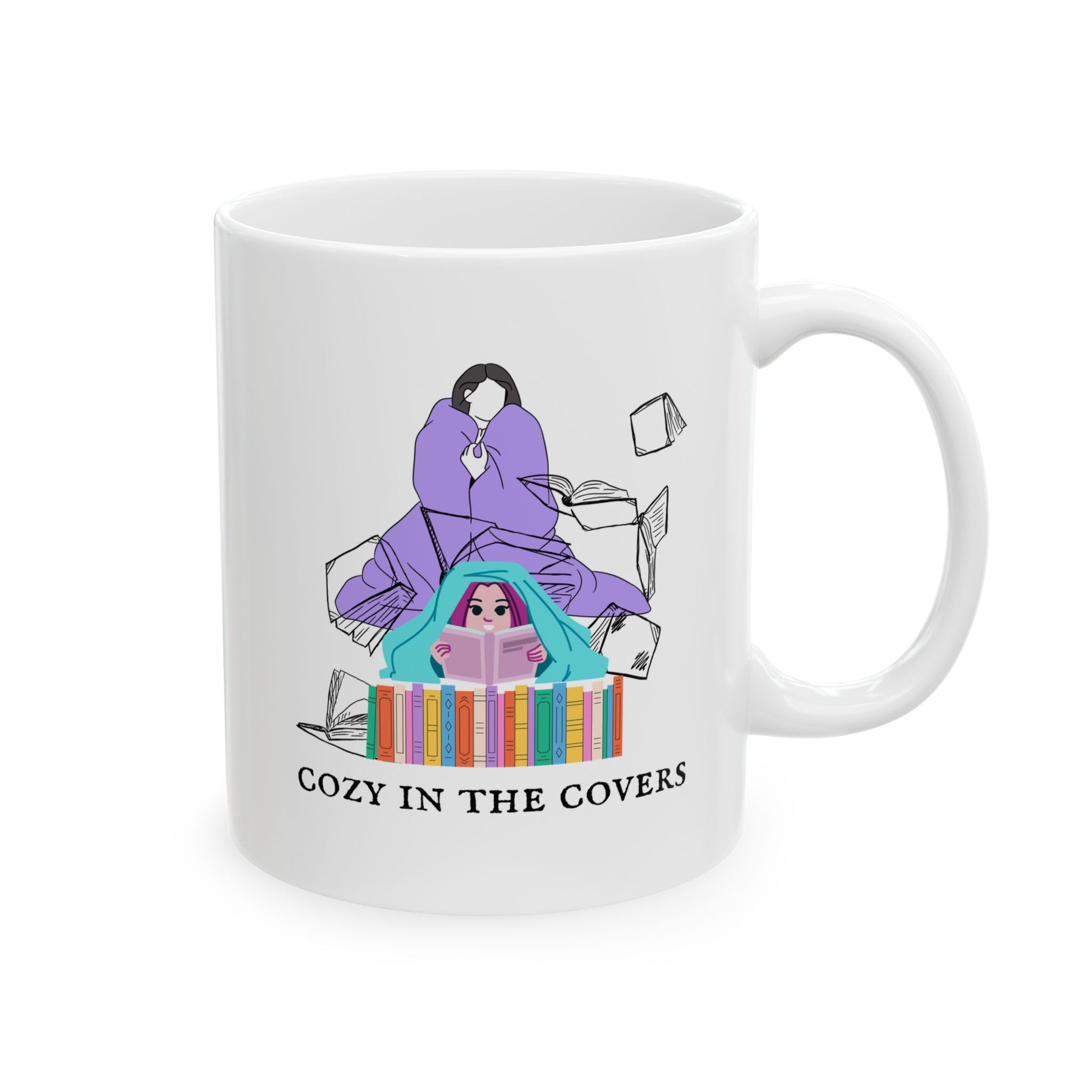 Cozy In The Covers Mug