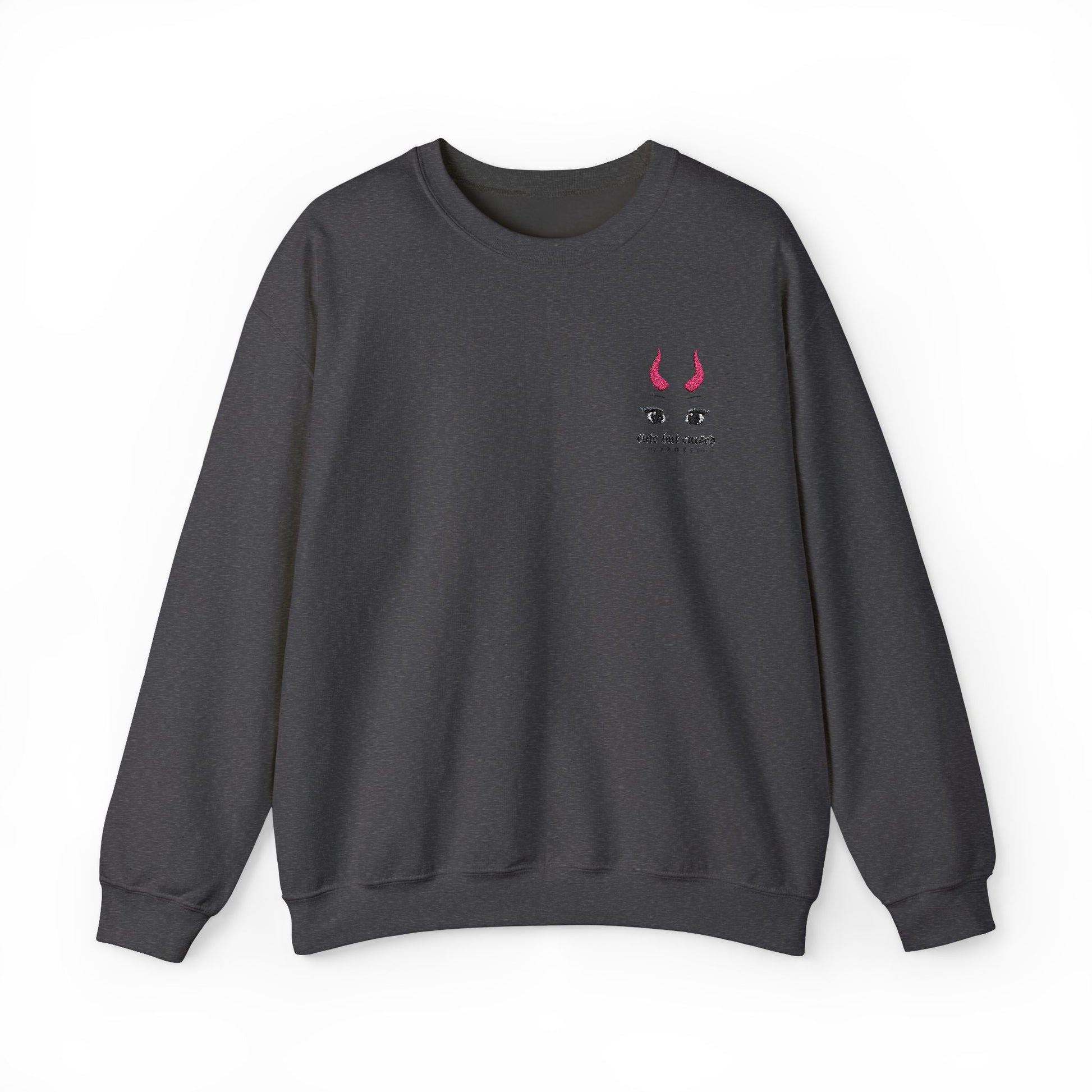 Cute But Cursed Embroidery Sweatshirt